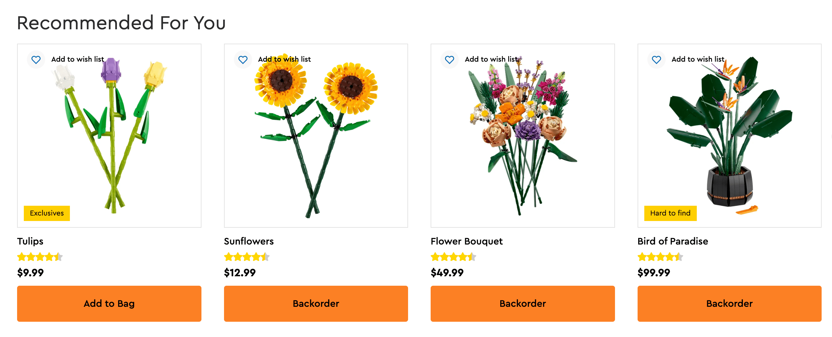 Recommended products