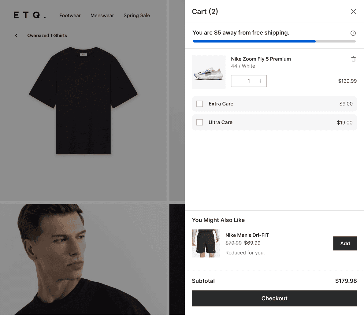 A preview of our slide cart vision.