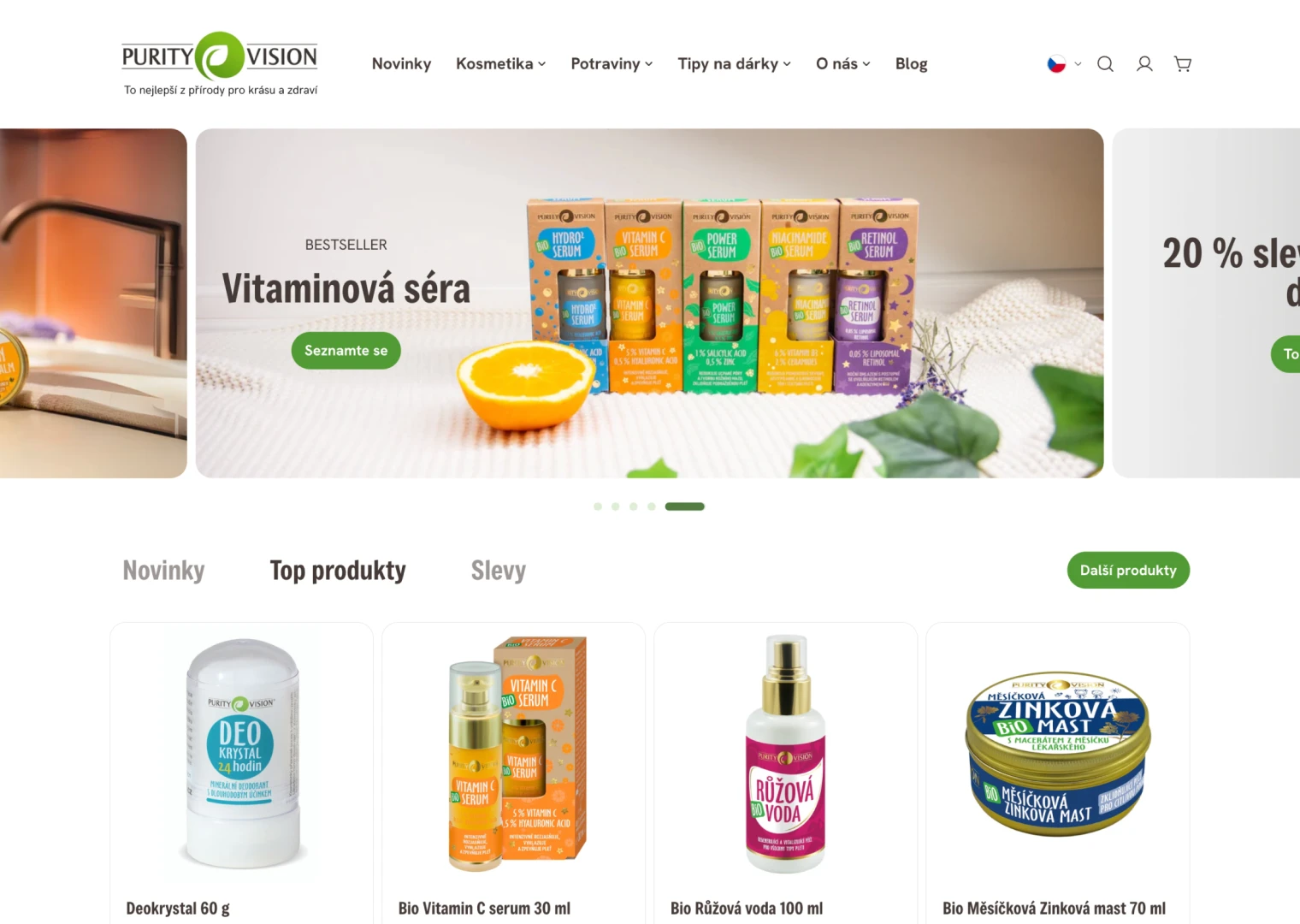 Kompletní migrace na Shopify, redesign, UX a SEO optimalizace, CRO vylepšení, ERP integrace na K2 a propojení s CRM Daktela a marketingovým nástrojem Leadhub.