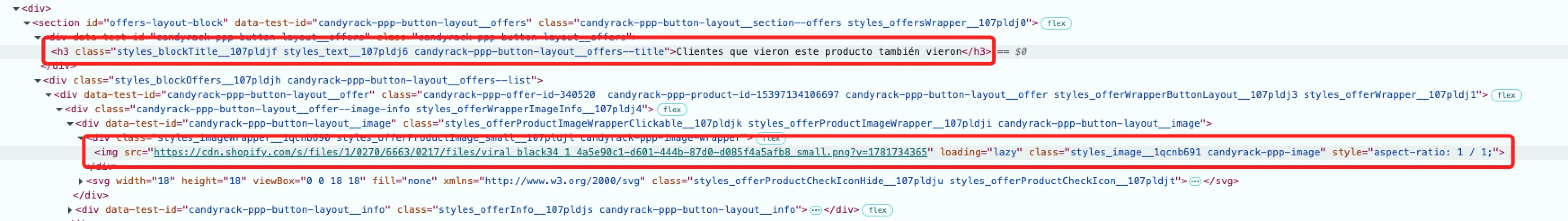 Example of the two issues we fixed in Candy Rack.