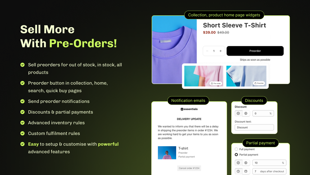 Essent Preorder