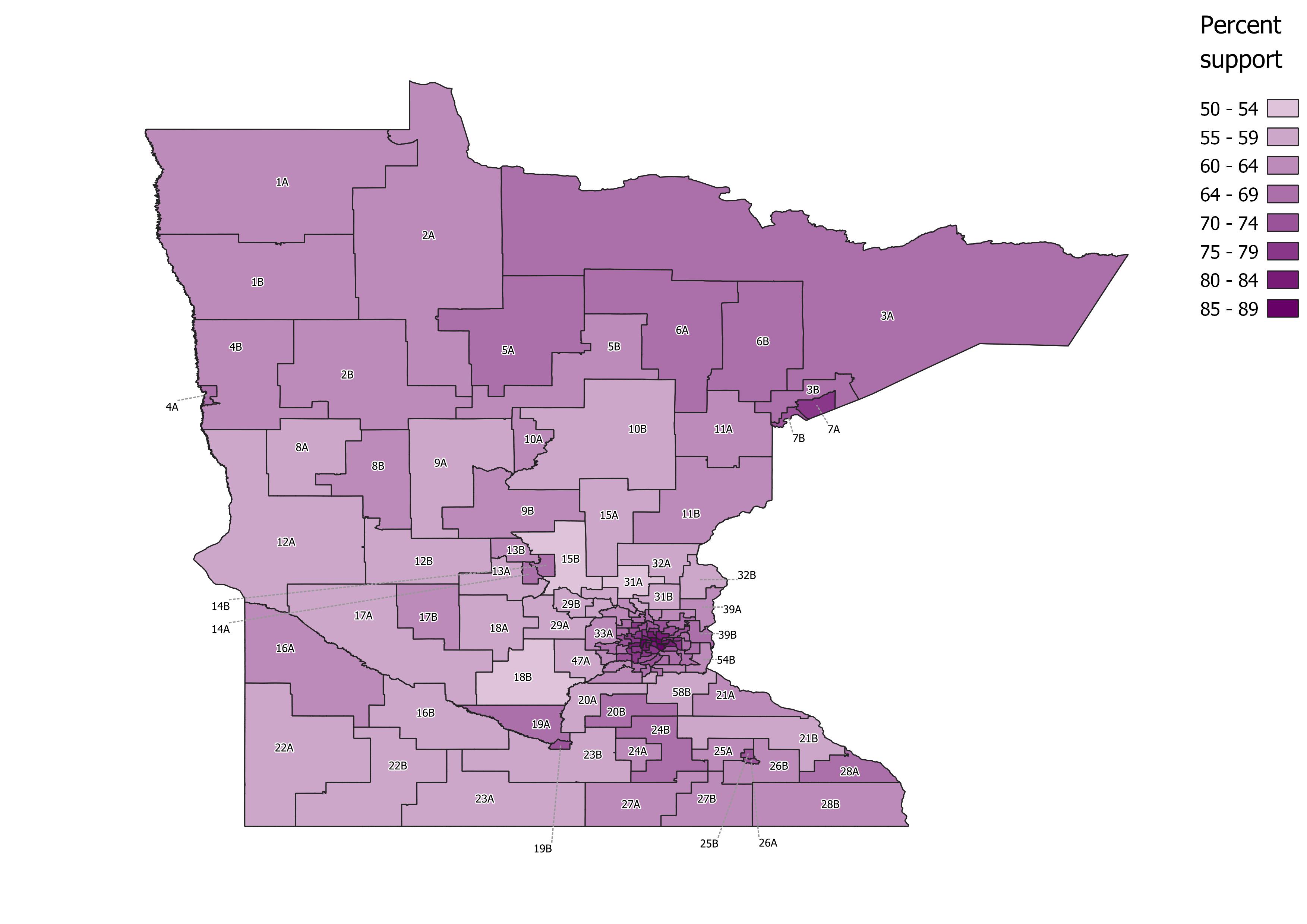 House Taxing Corporations Map
