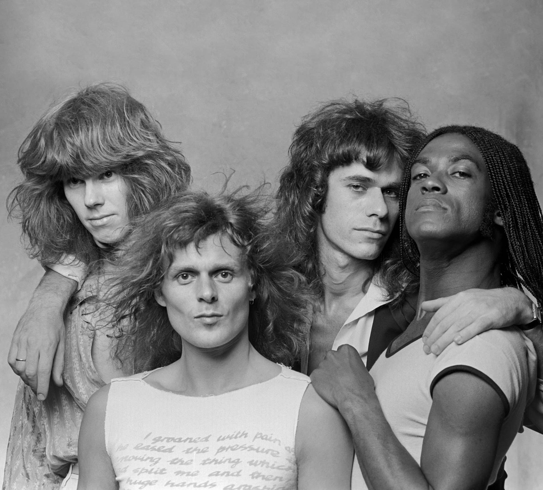 Photo of the full band