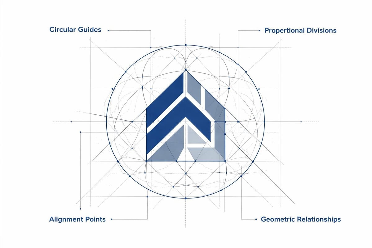 Logo grid system structure