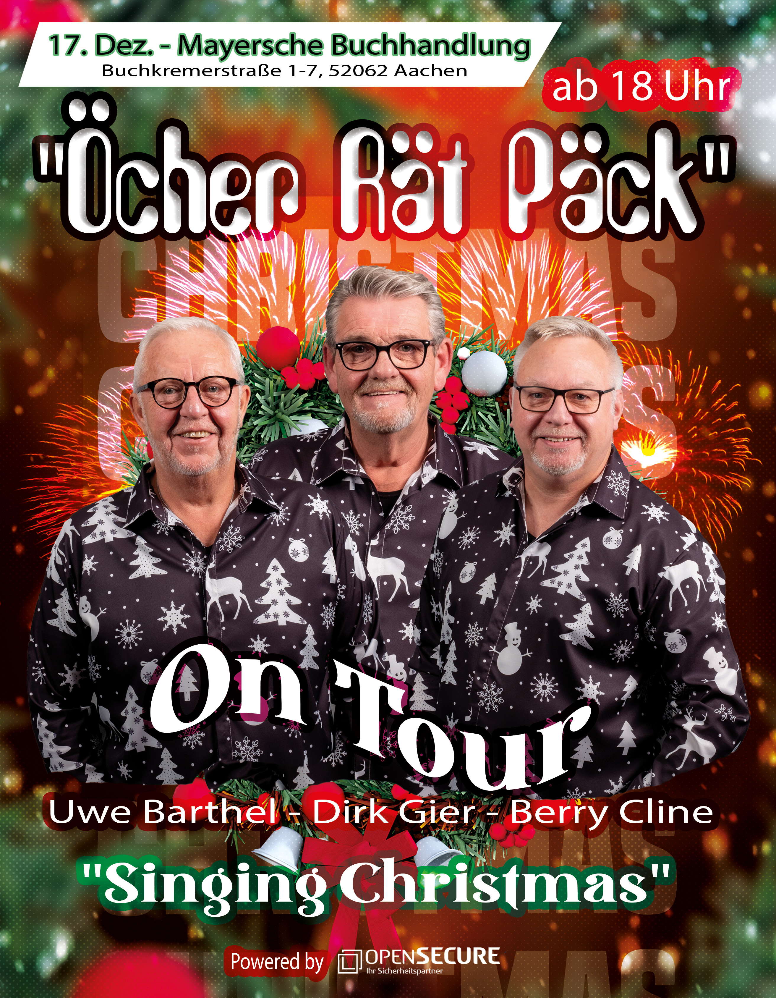 Livemusik mit dem Trio Öcher Rät Päck