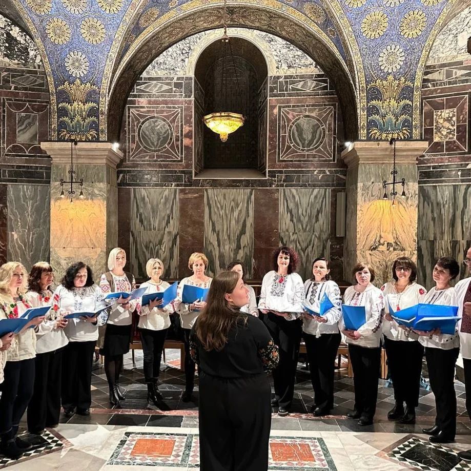 Livemusik: Chor "Paragraf 24" des Vereins Ukrainer in Aachen e.V.