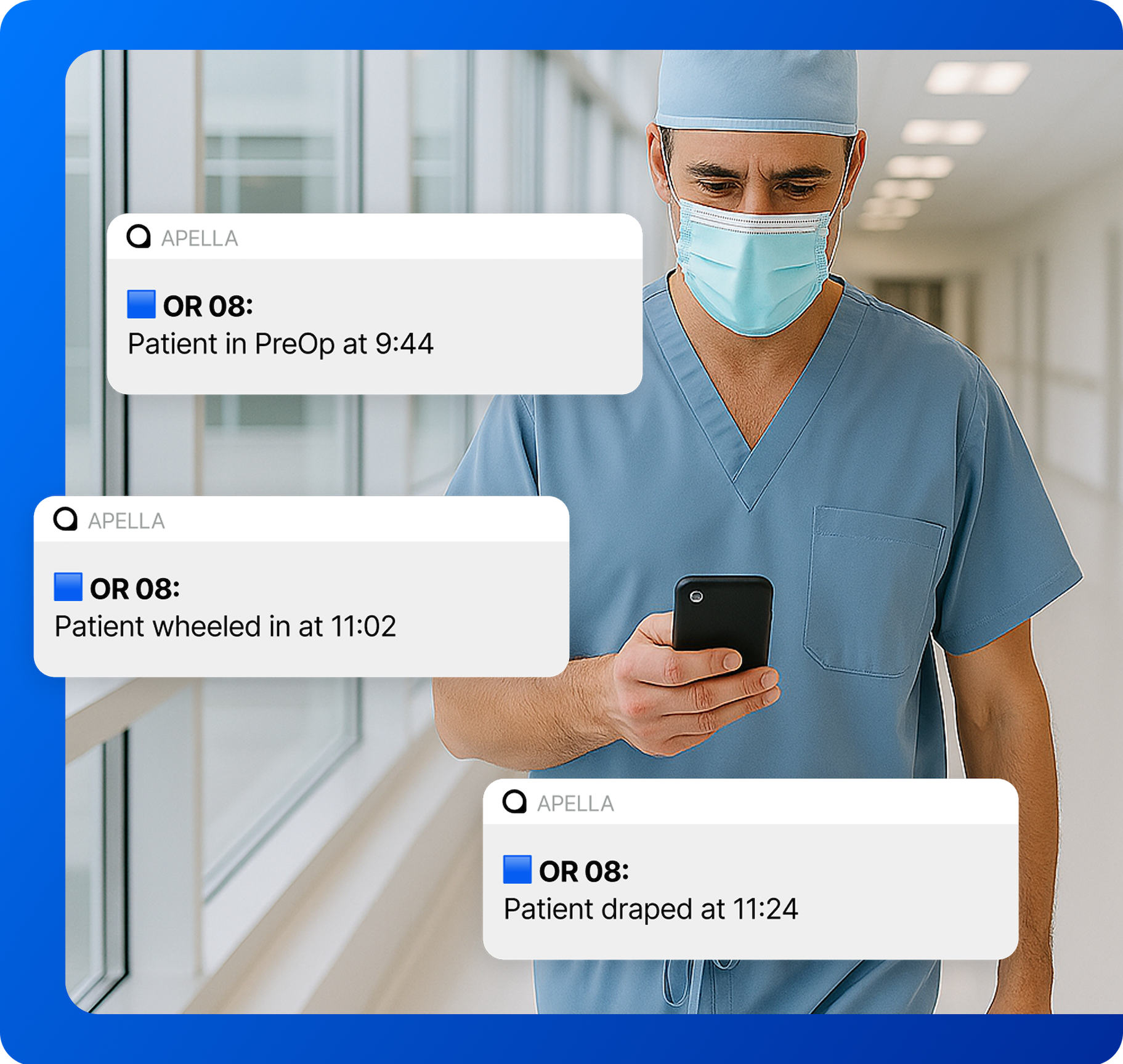 View of Apella real-time video for turnovers