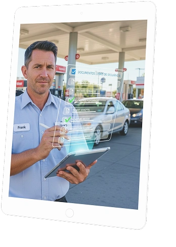 mockup do material - checklist juridico para postos de combustiveis