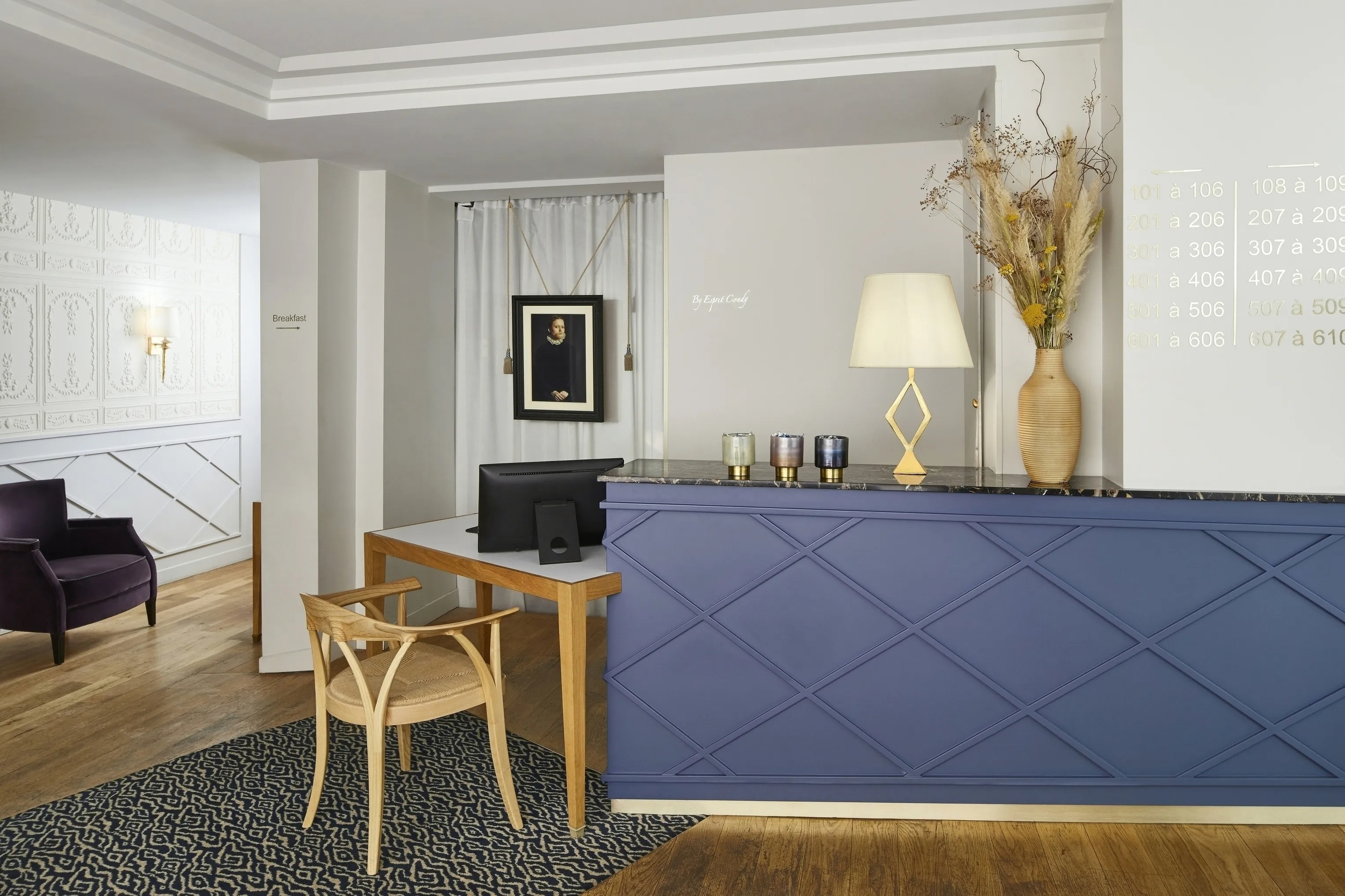 Hôtel Taylor by KUTCH, accueil FF&E et OS&E