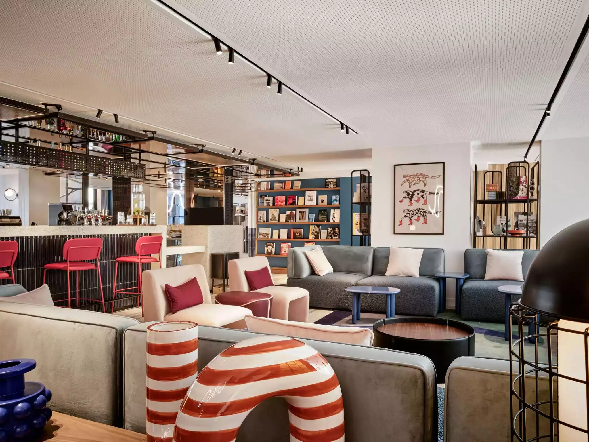 Hôtel Tribe Pantin by KUTCH, espace détente FF&E et OS&E