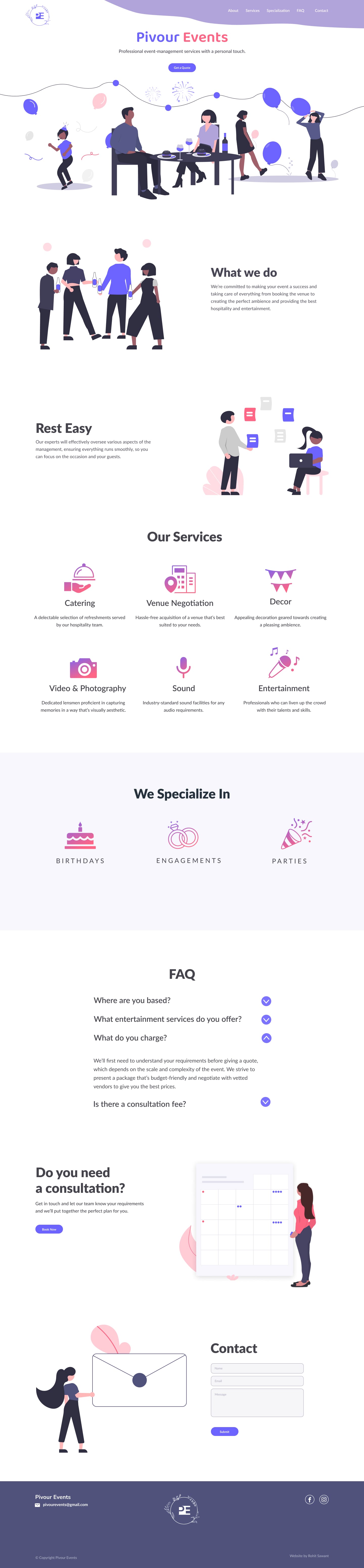 A screenshot of web page