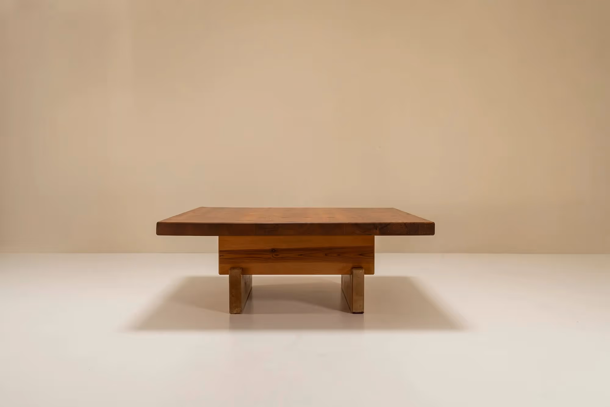 Pine Coffee Table “Kvadrat” by Roland Wilhelmsson for Karl Andersson & Söner AB, Sweden 1960s