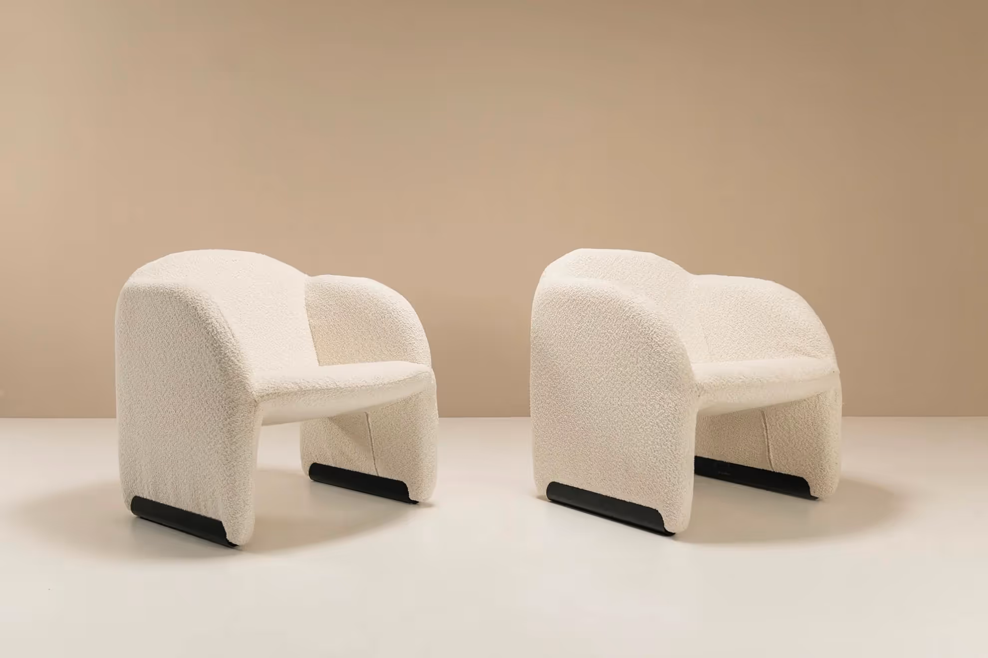 Set of Two Lounge Chairs, Model 'Ben', by Pierre Paulin for Artifort, the Netherlands 1990s