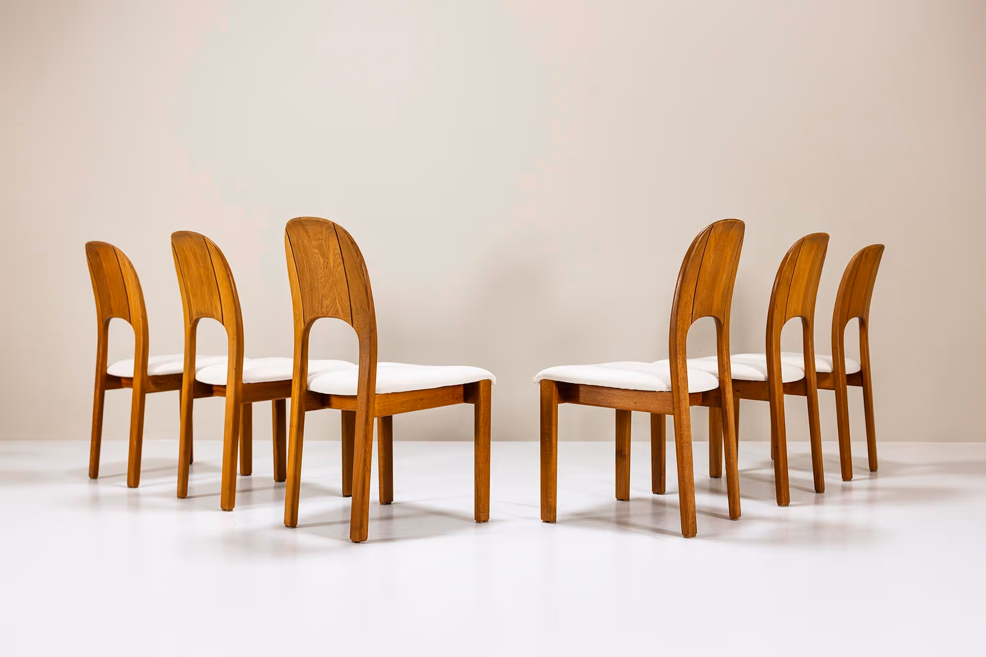 Vintage Dining Chairs in teak by Holstebro
