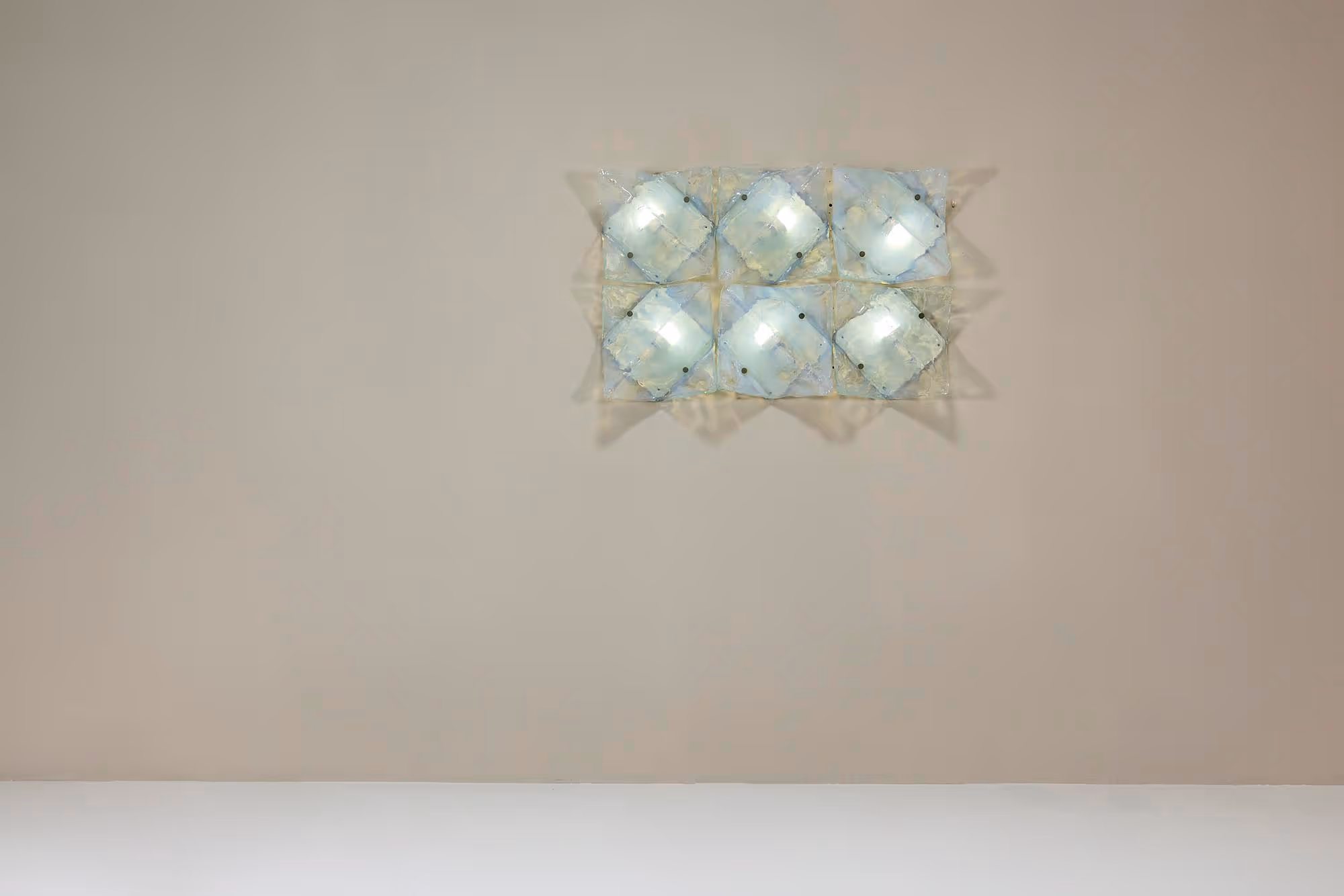 large set carlo nason wall lamps