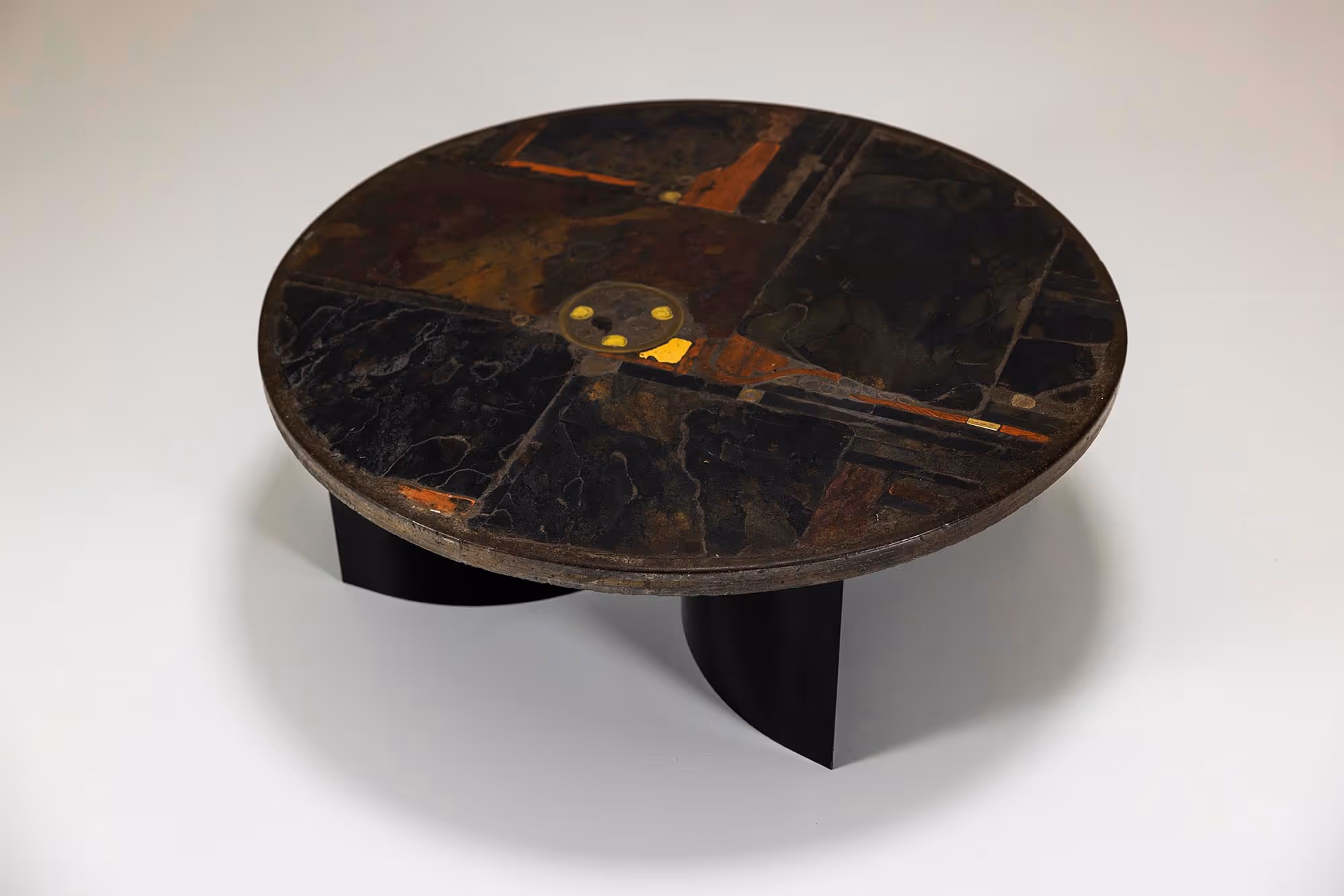 paul kingma stone coffee table