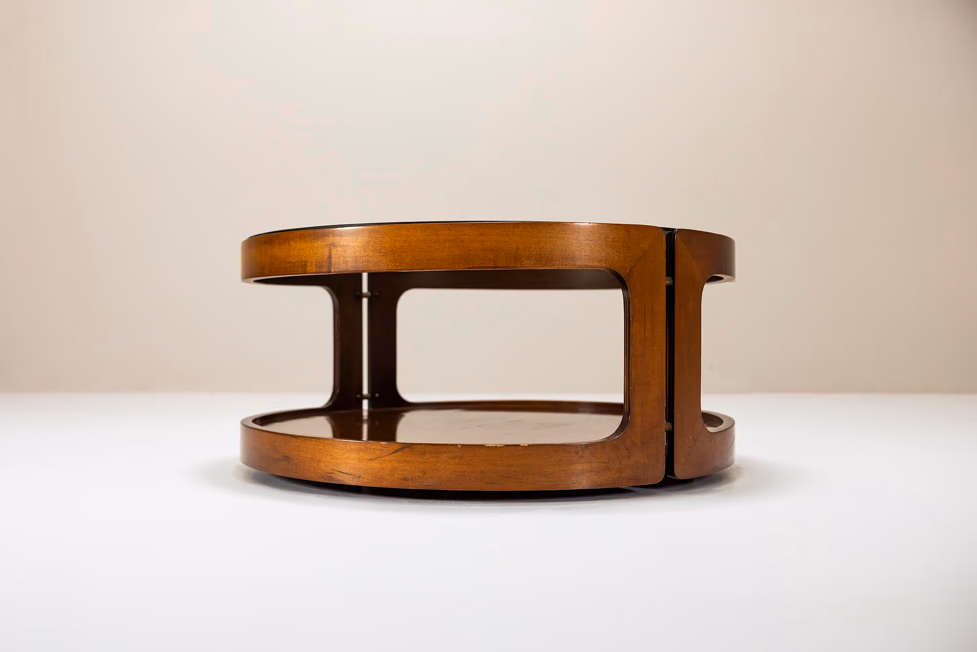 Italian vintage round coffee table