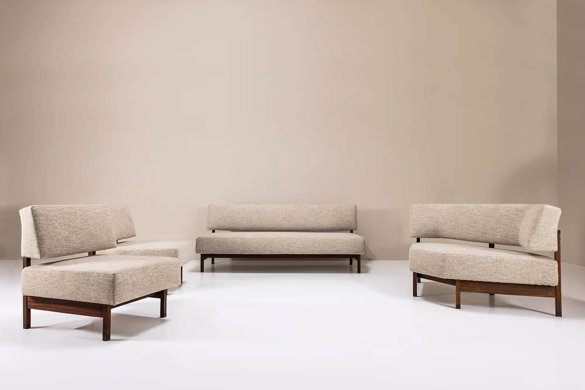vintage italian sofa in style of ico parisi