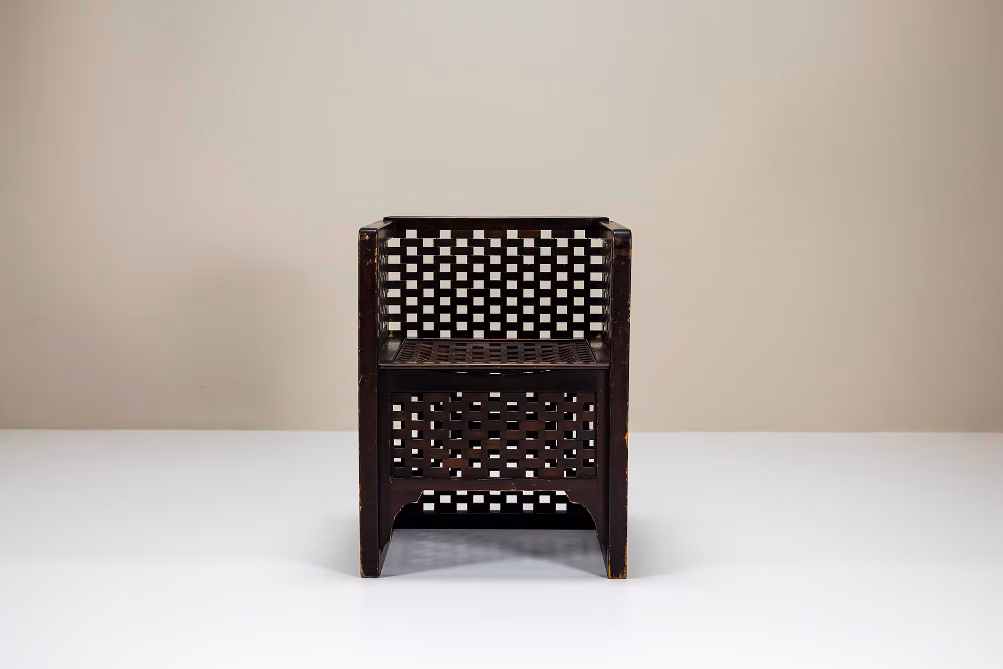 cubist arm chair art deco
