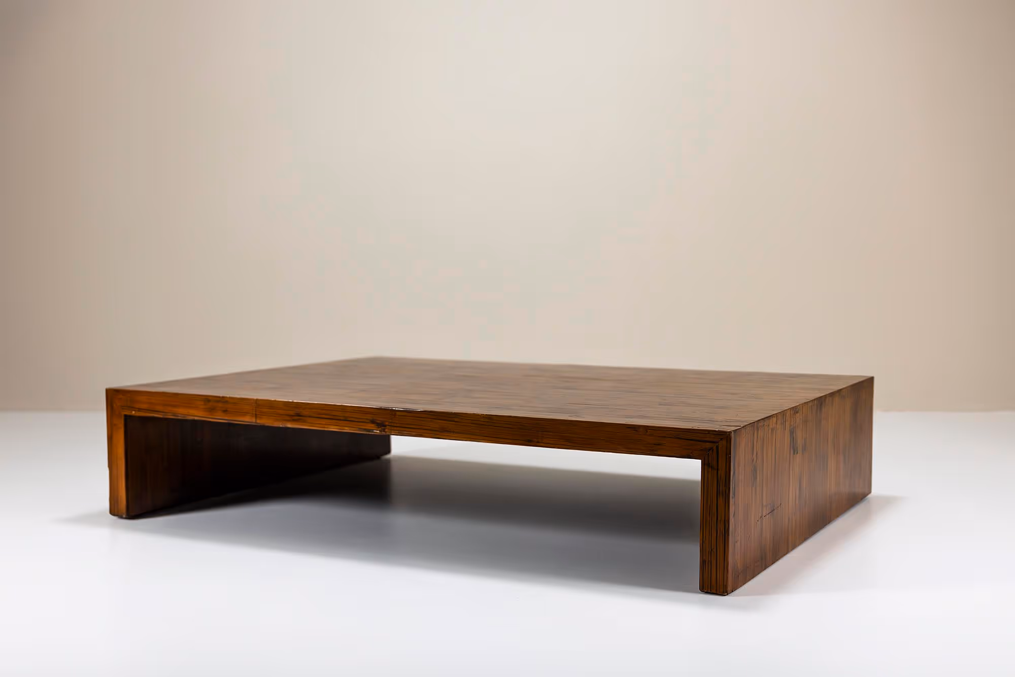 bamboo vintage coffee table