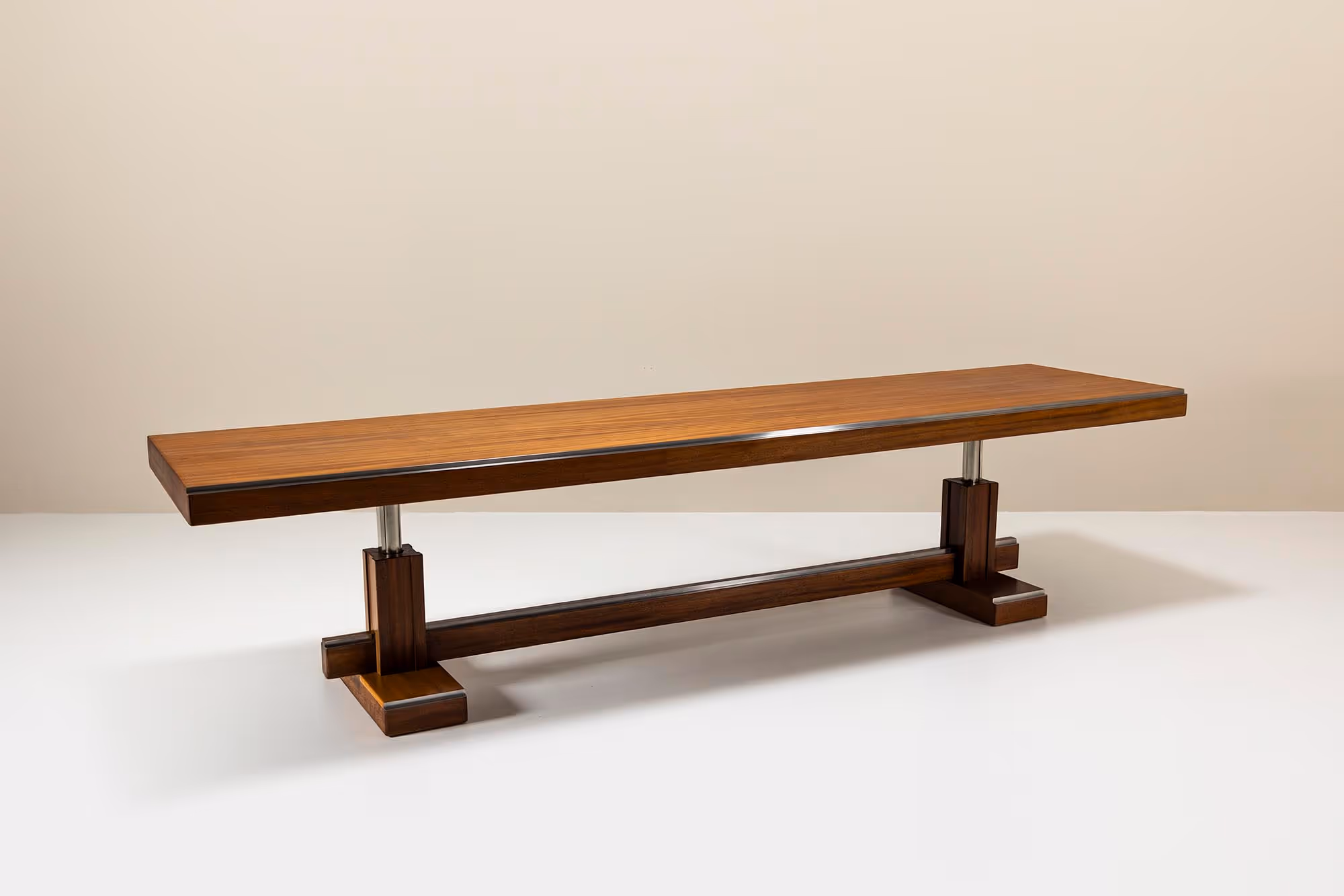 meranti vintage coffee table height adjustable