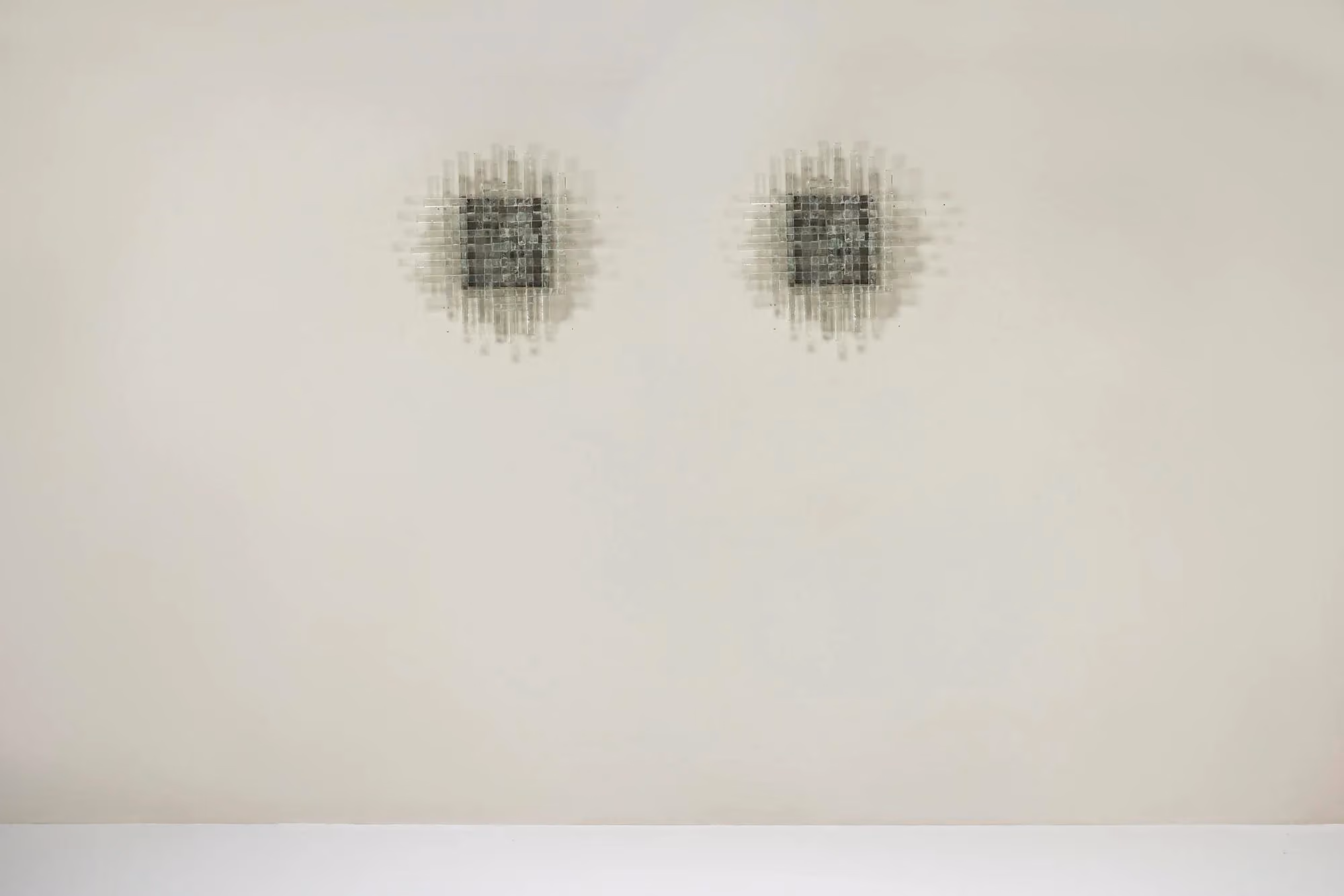 vintage Murano glass wall appliques by Carlo Nason