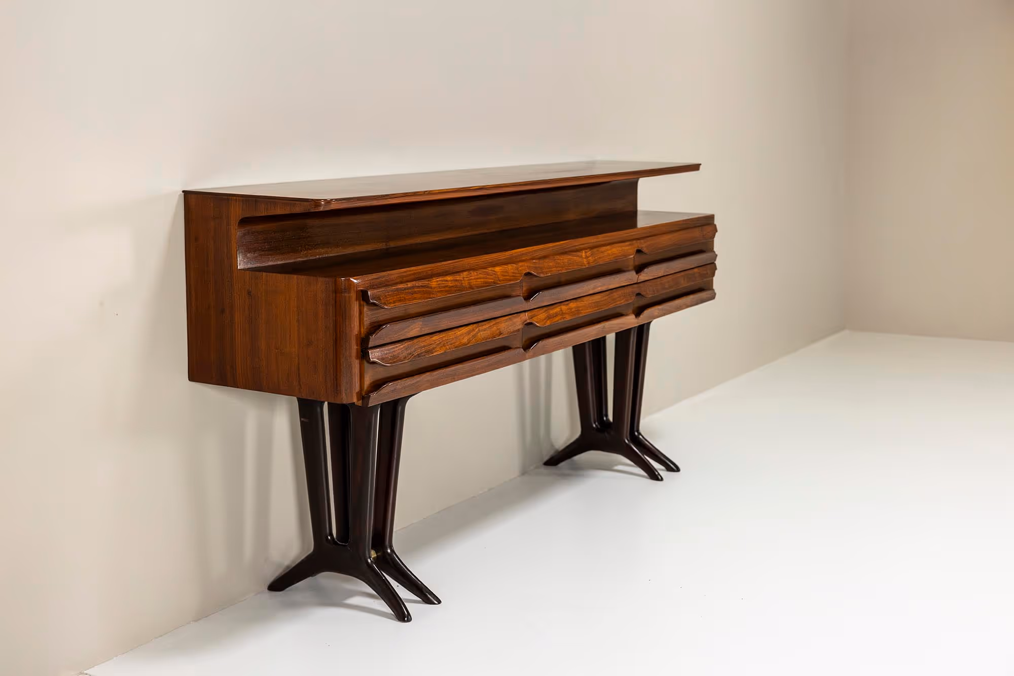 vintage console in style of ico parisi