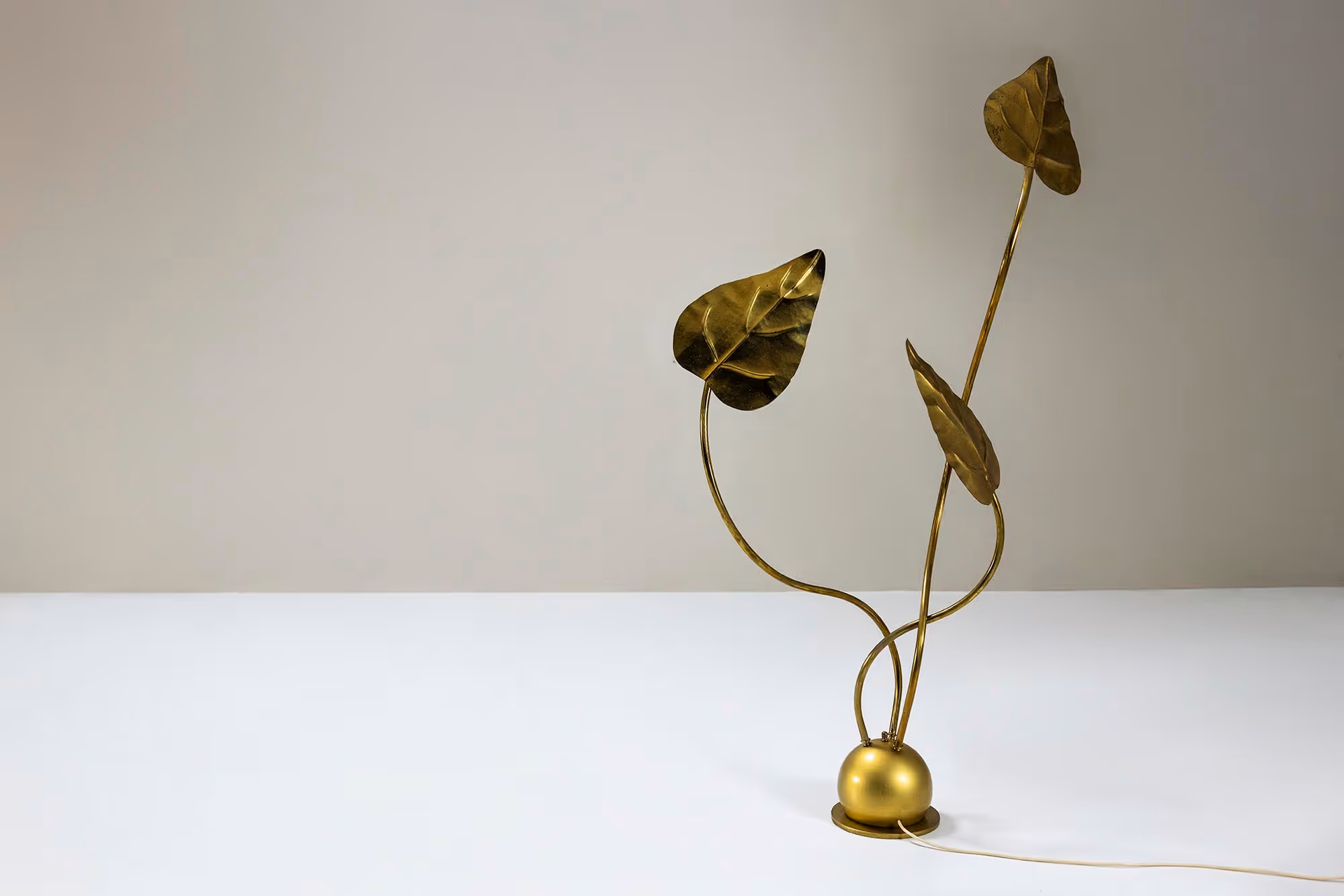 brass floor lamp tommaso barbi