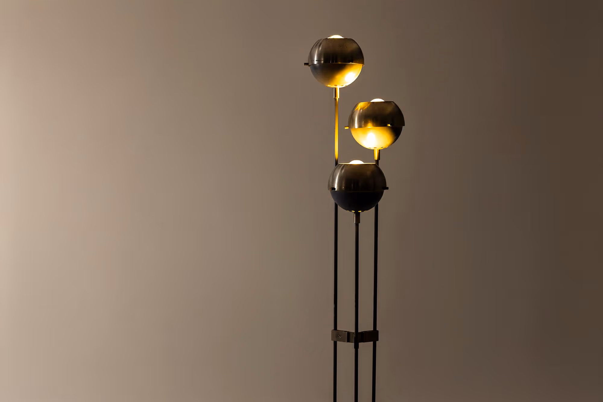 italian vintage oscar torlasco floorlamp