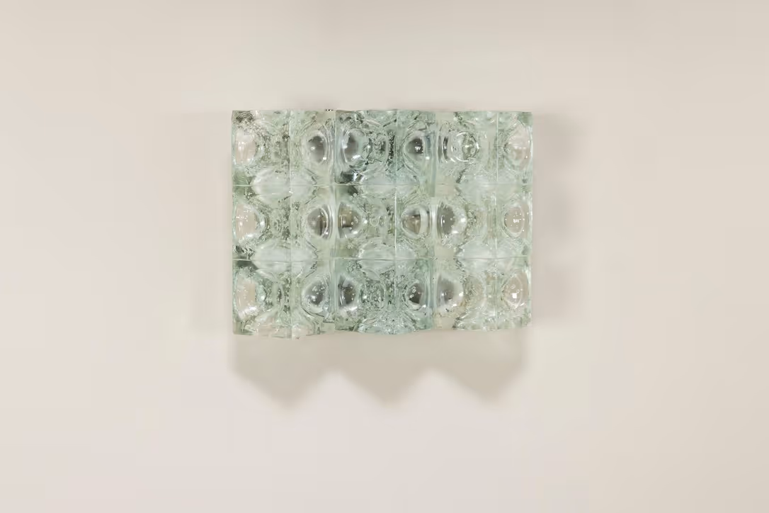 poliarte wall applique vintage glass
