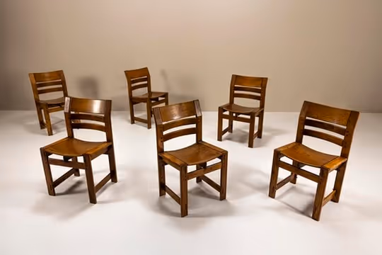 giuseppe rivadossi set of six dining room chairs