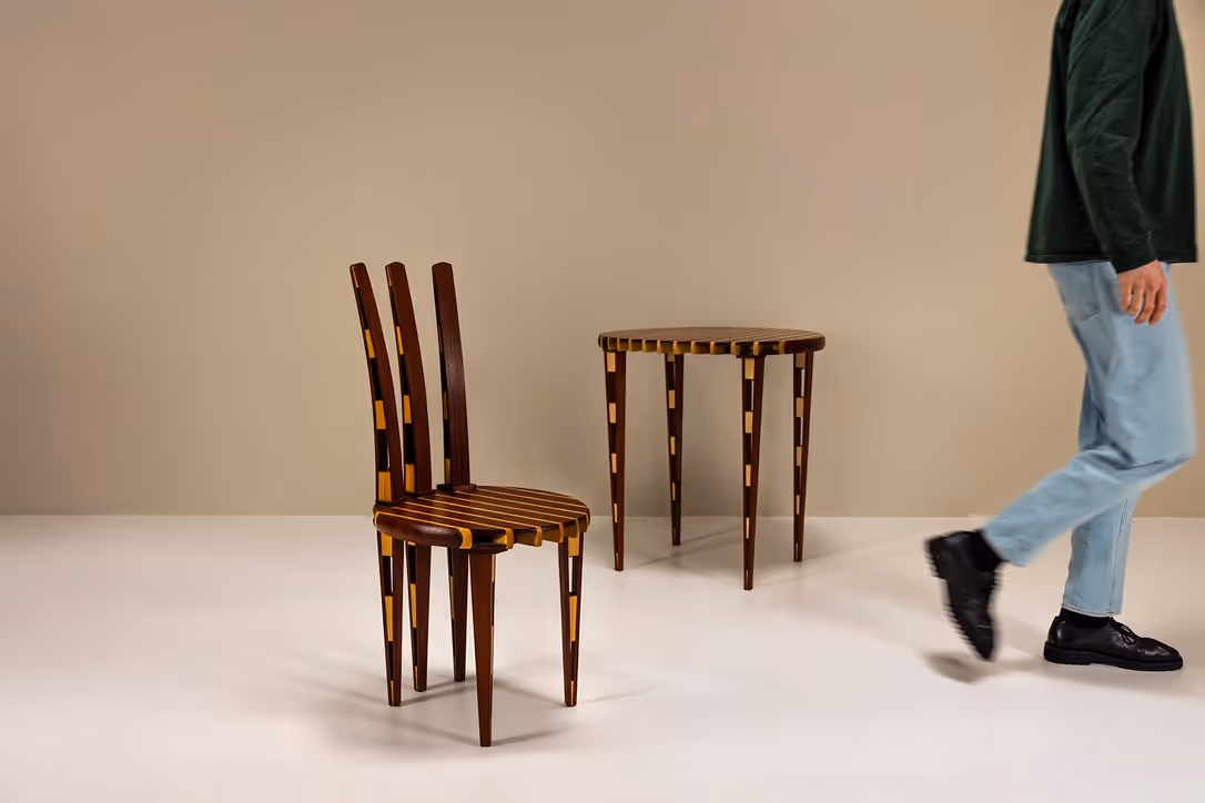 postmodern zebra living room set