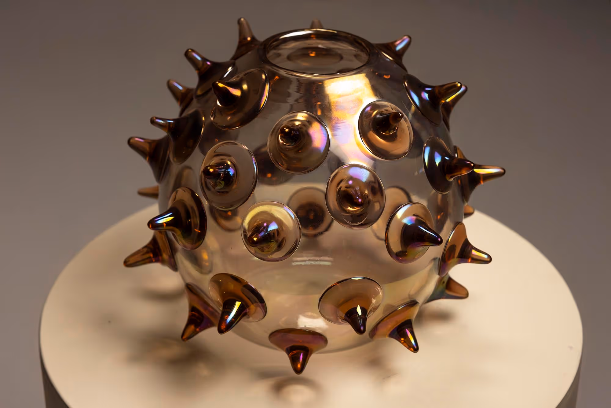italian vintage venini vase in murano glass