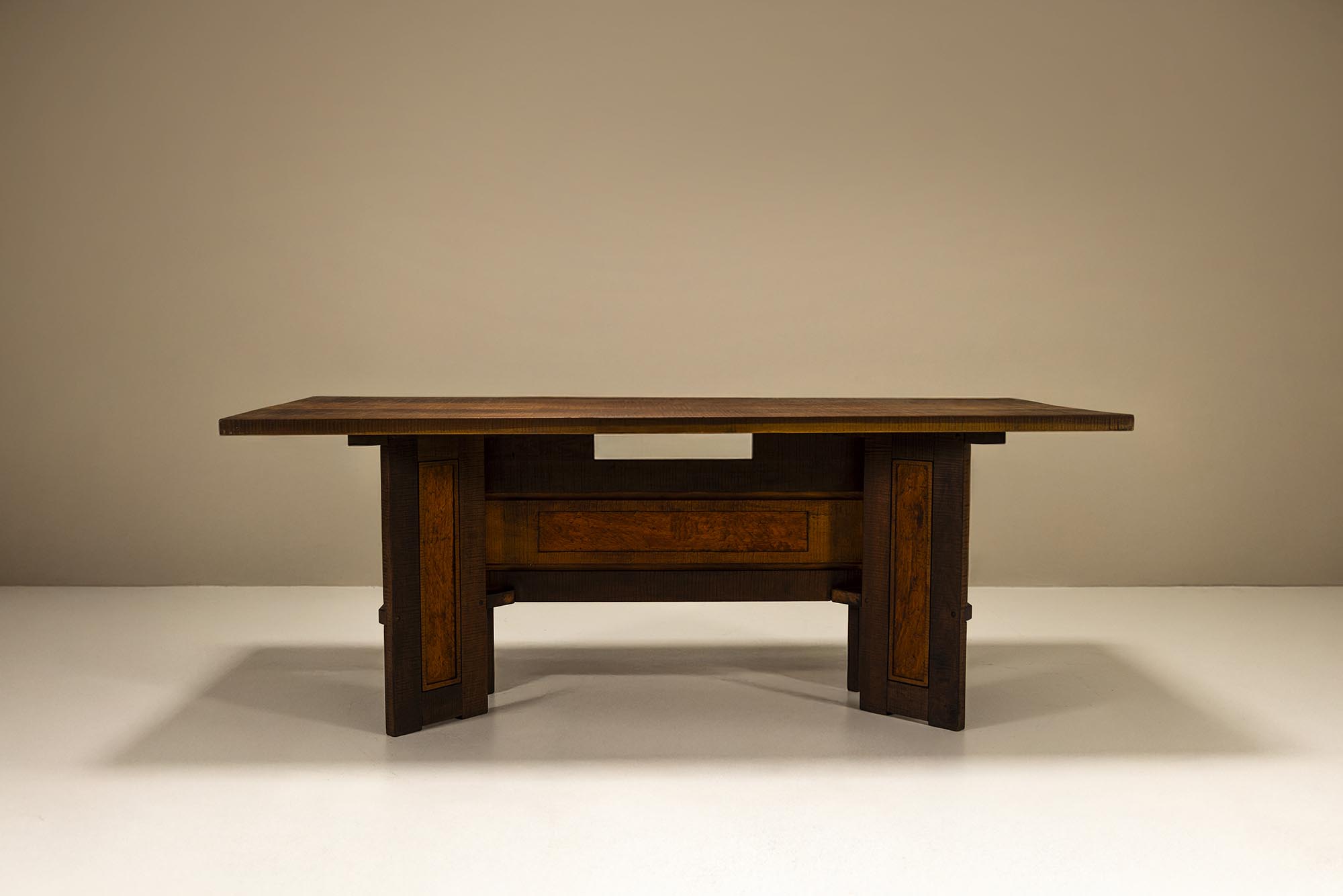 vintage brutalist italian dining room table