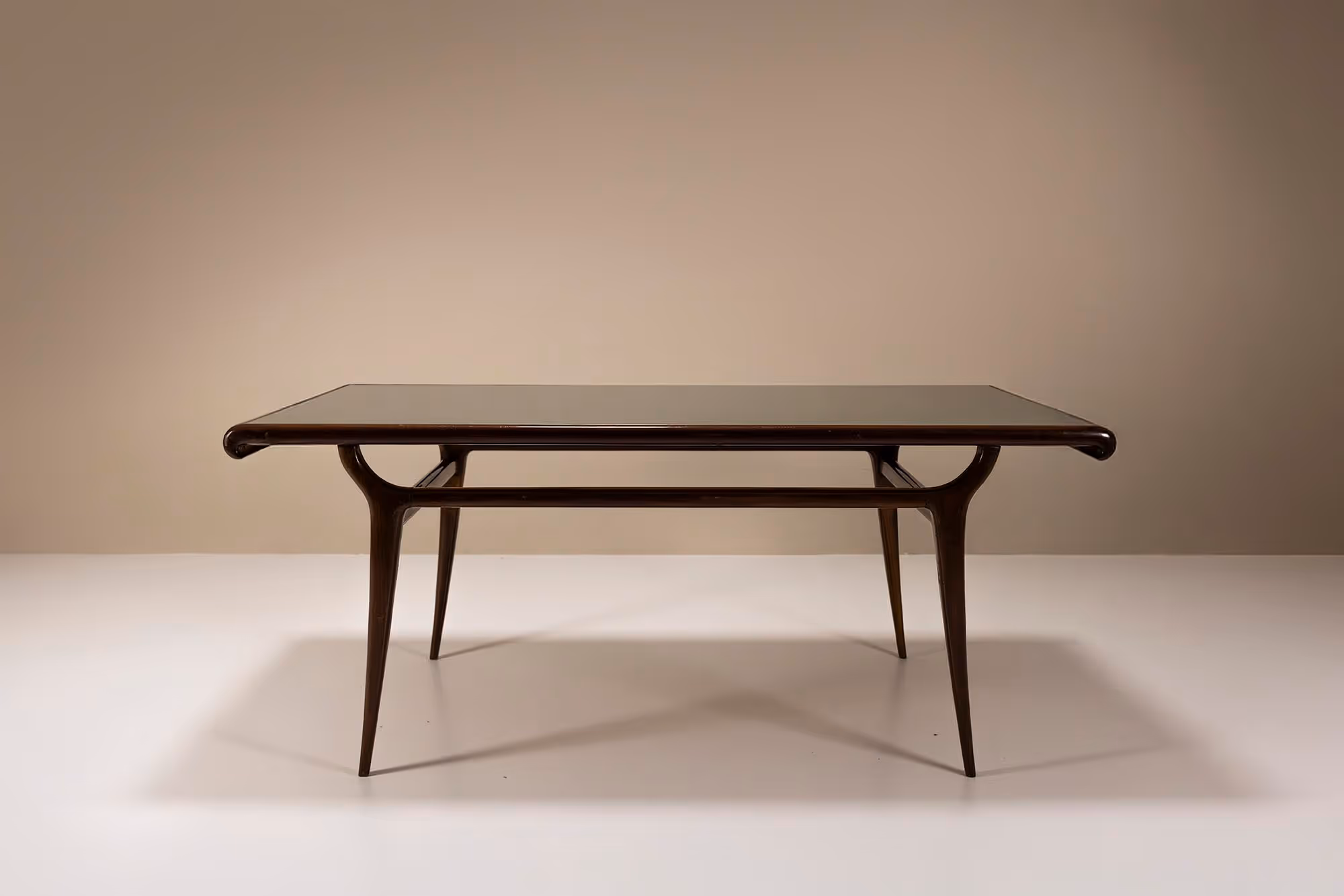mahogany vintage dining table italian