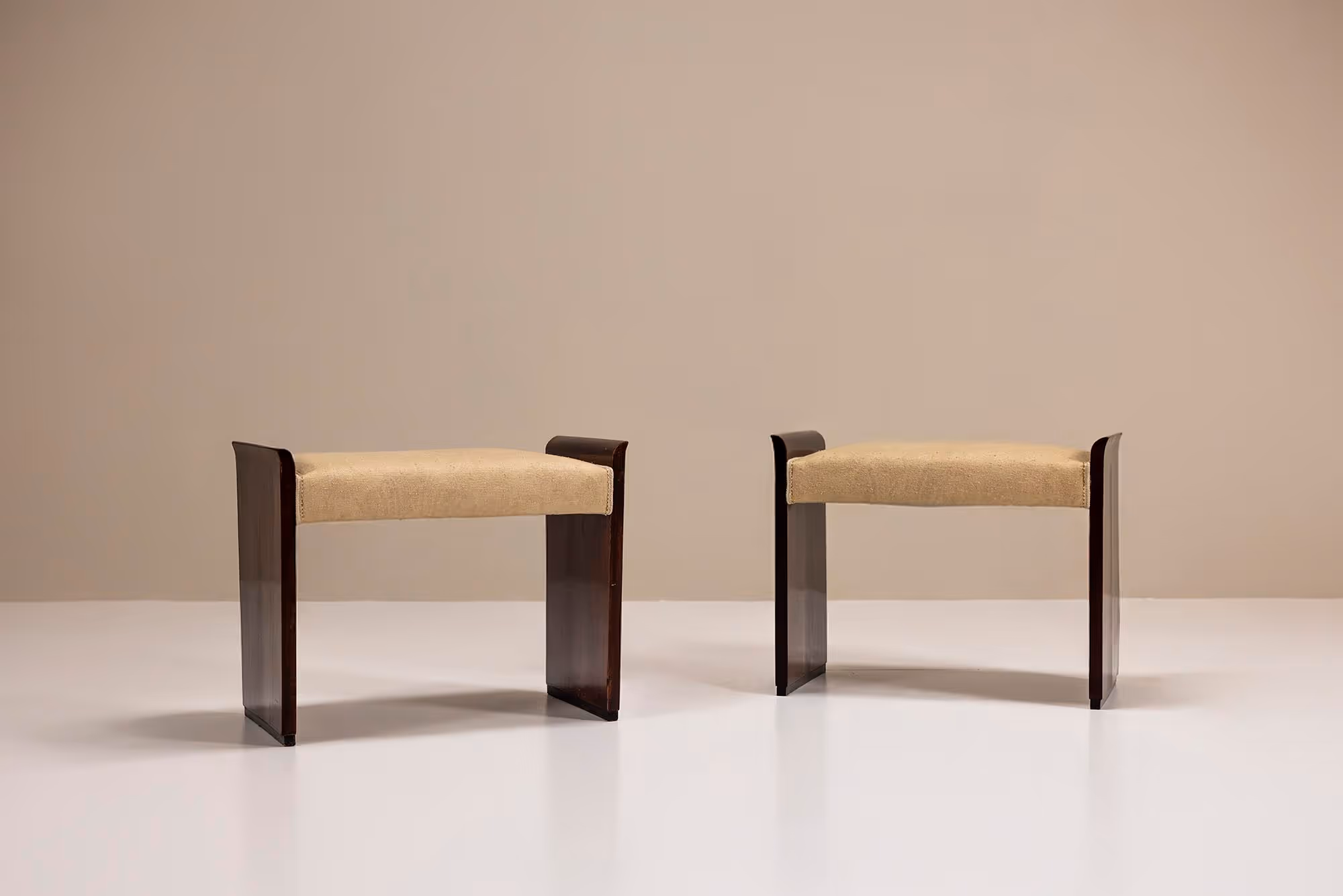 jacques adnet style art deco stools