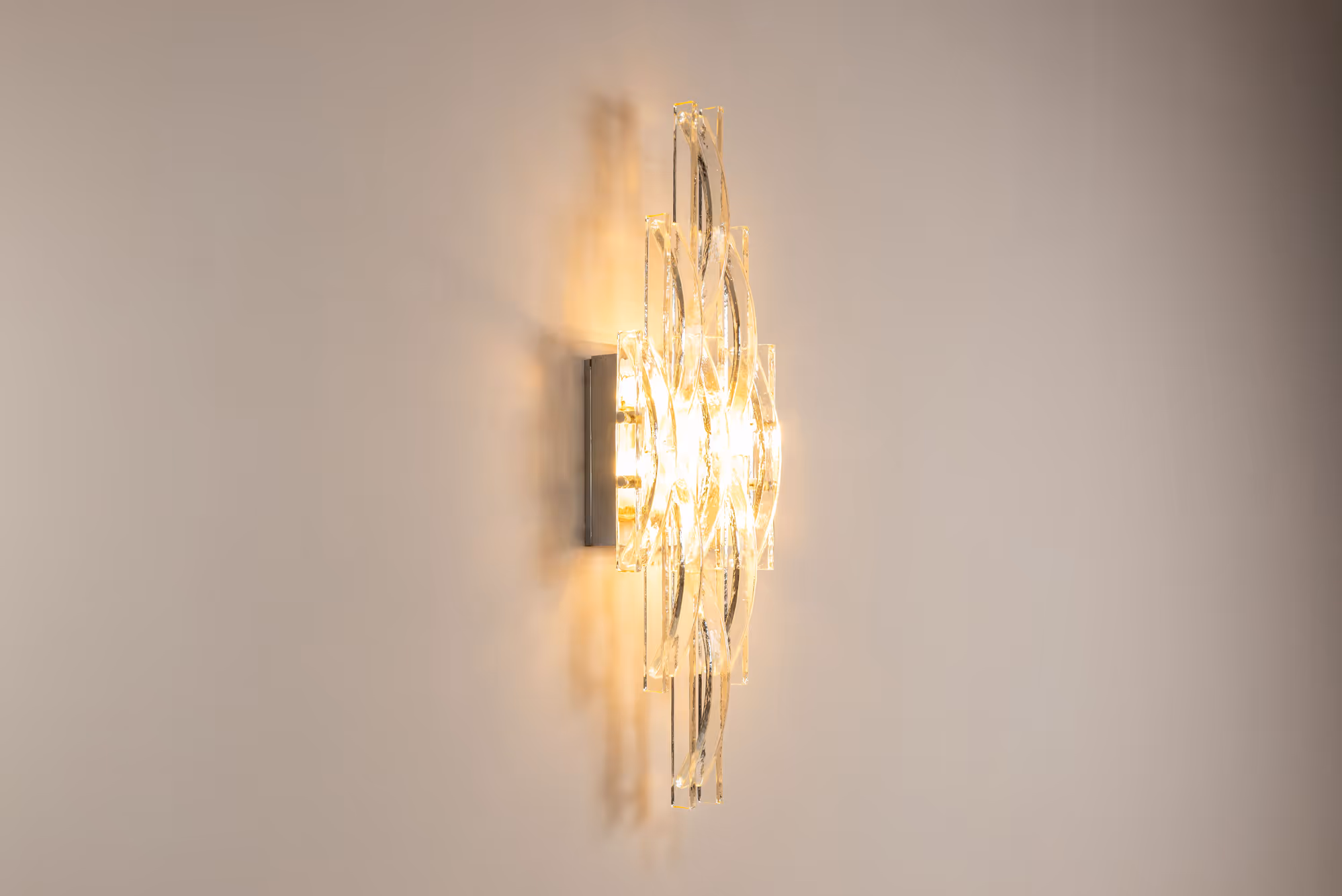 italian vintage wall lamp by poliarte