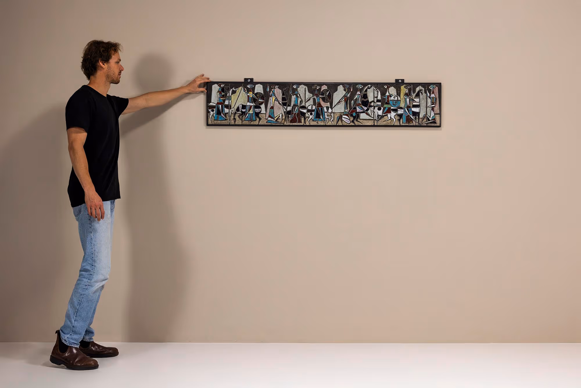 Italian Vintage Ceramic Wall Panel Fantoni