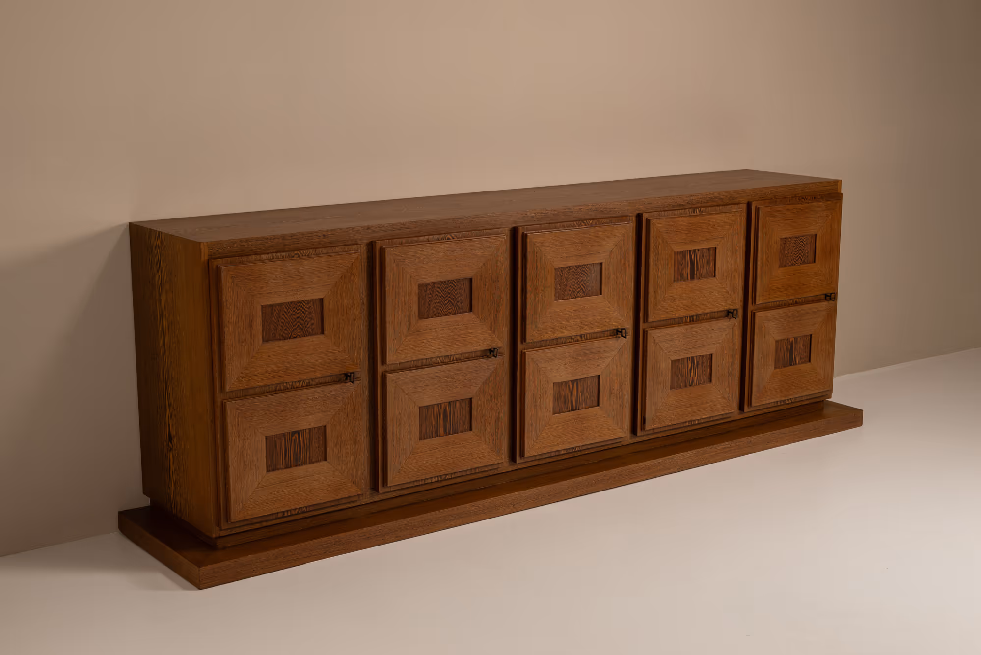 brutalist wenge sideboard