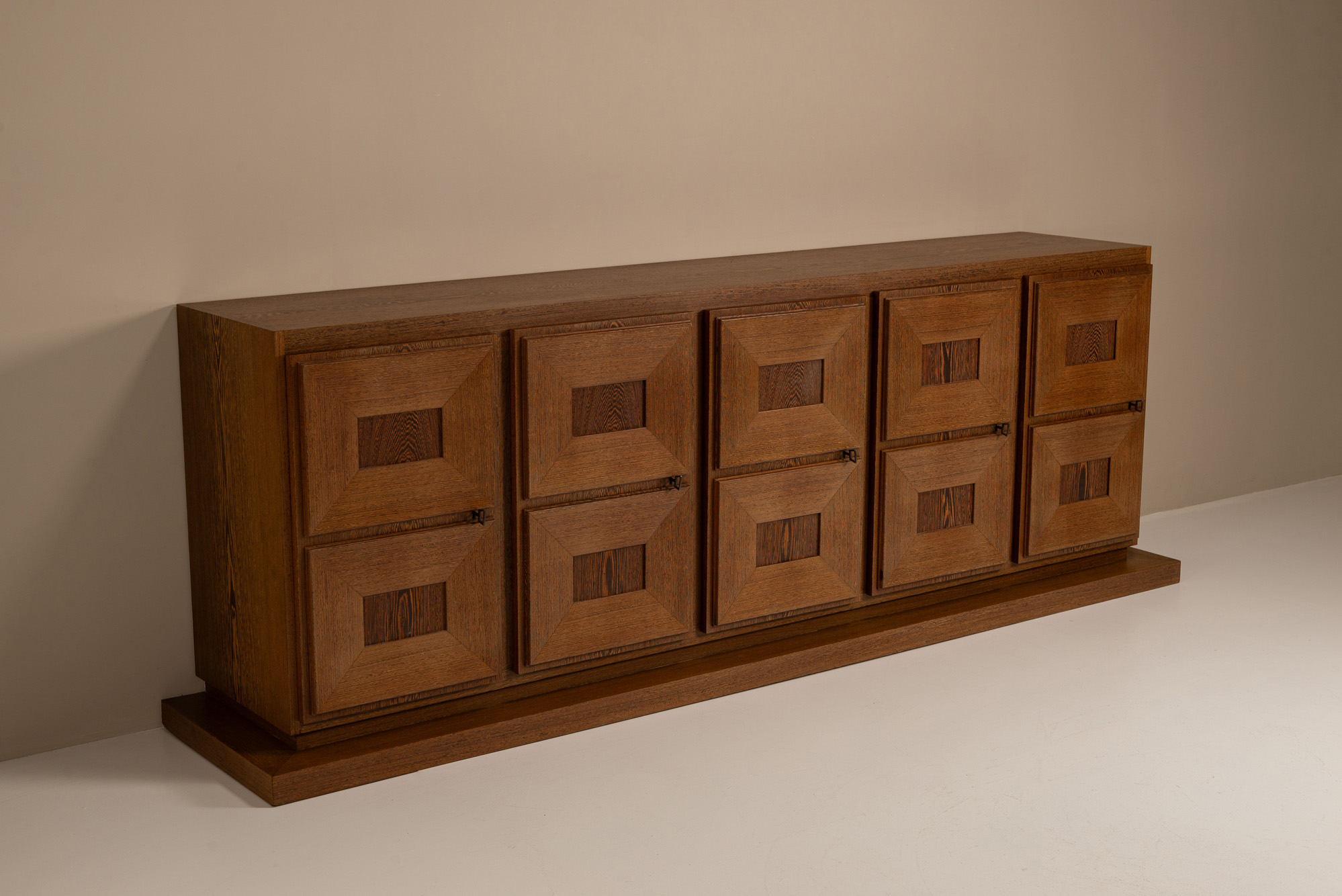 brutalist wenge sideboard