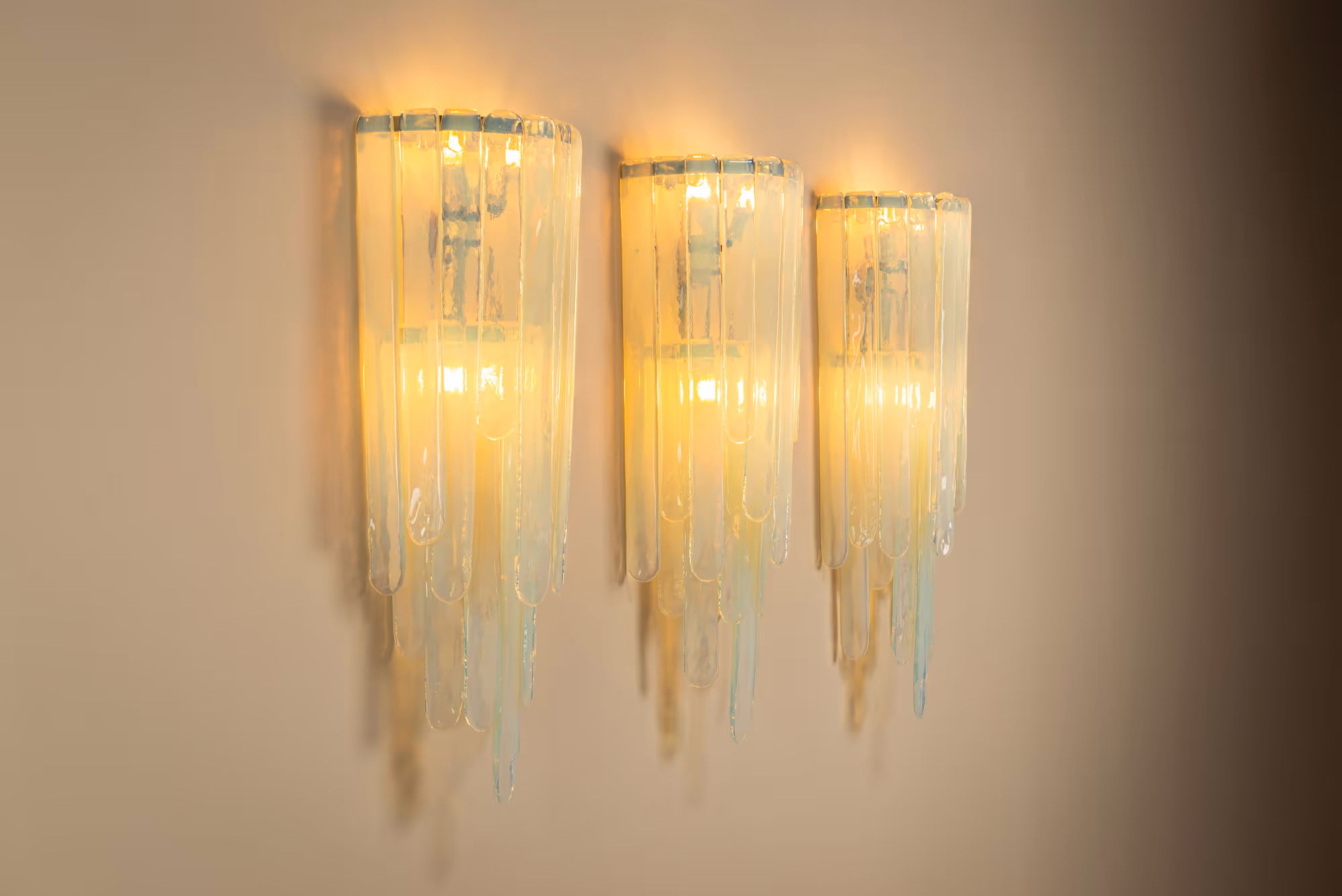 Italian Vintage Murano Glass Lamps