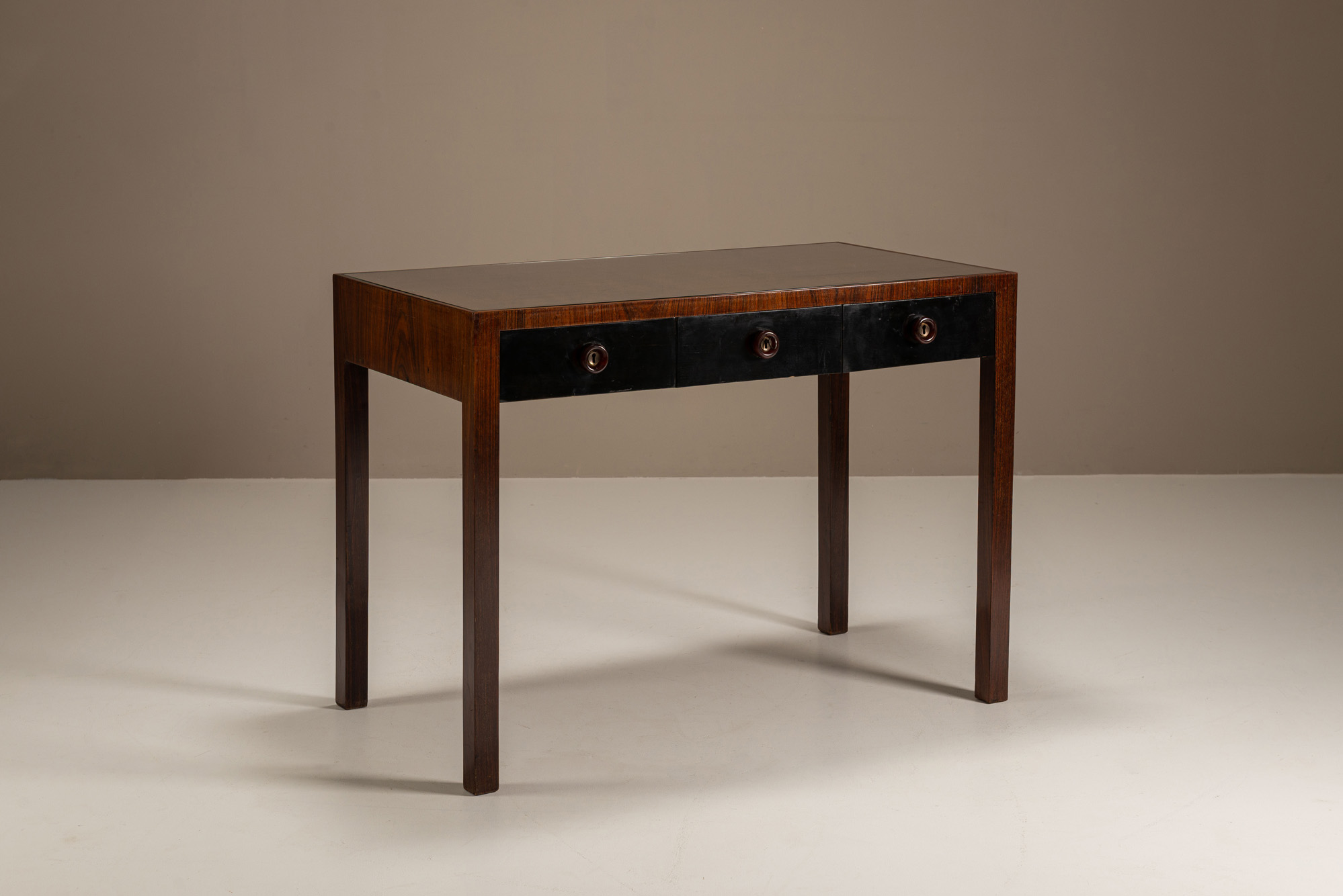 mid-century italian dassi rosewood desk 
