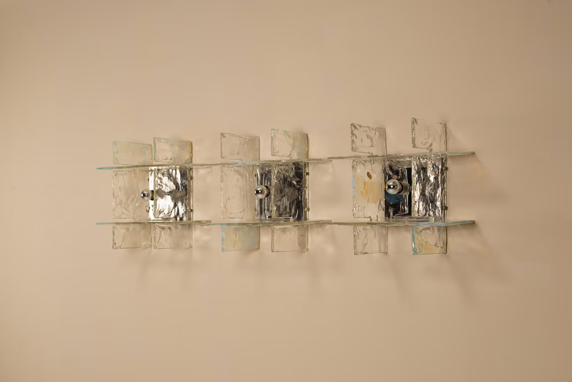 Carlo Nason Mazzega Murano Glass Wall Lights
