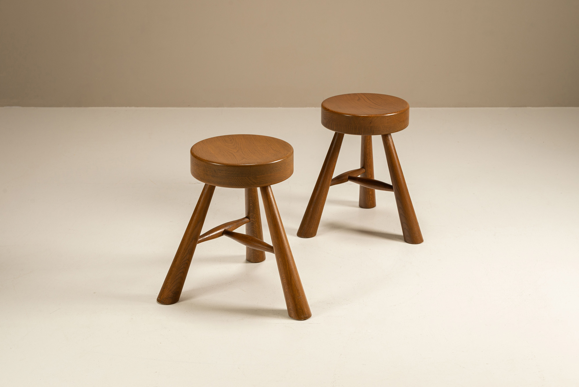 Set Vintage Stools Charlotte Perriand