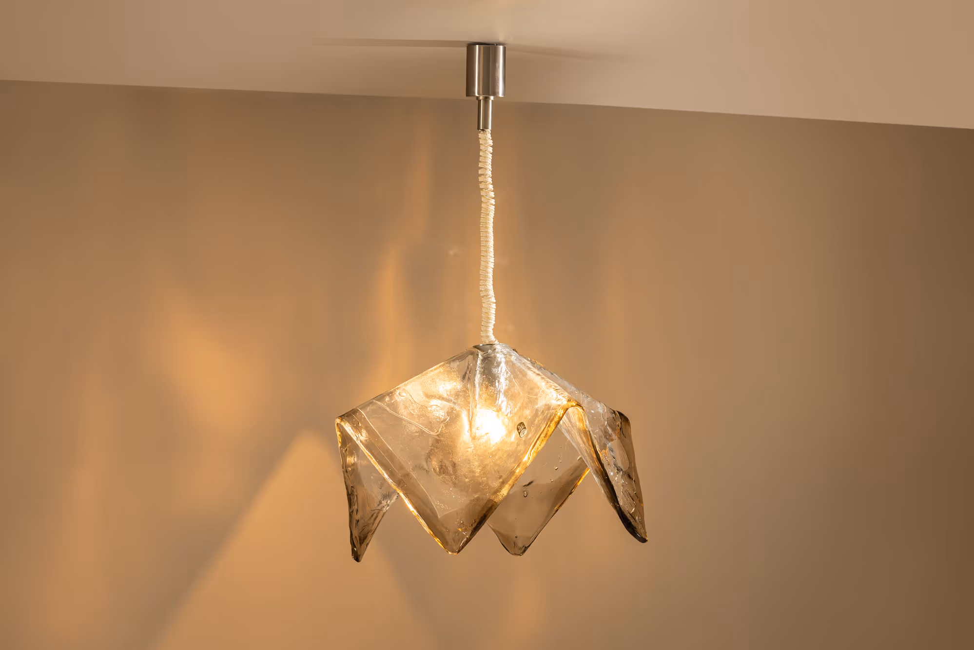 Carlo Nason Vintage Ceiling Lamp Murano Glass