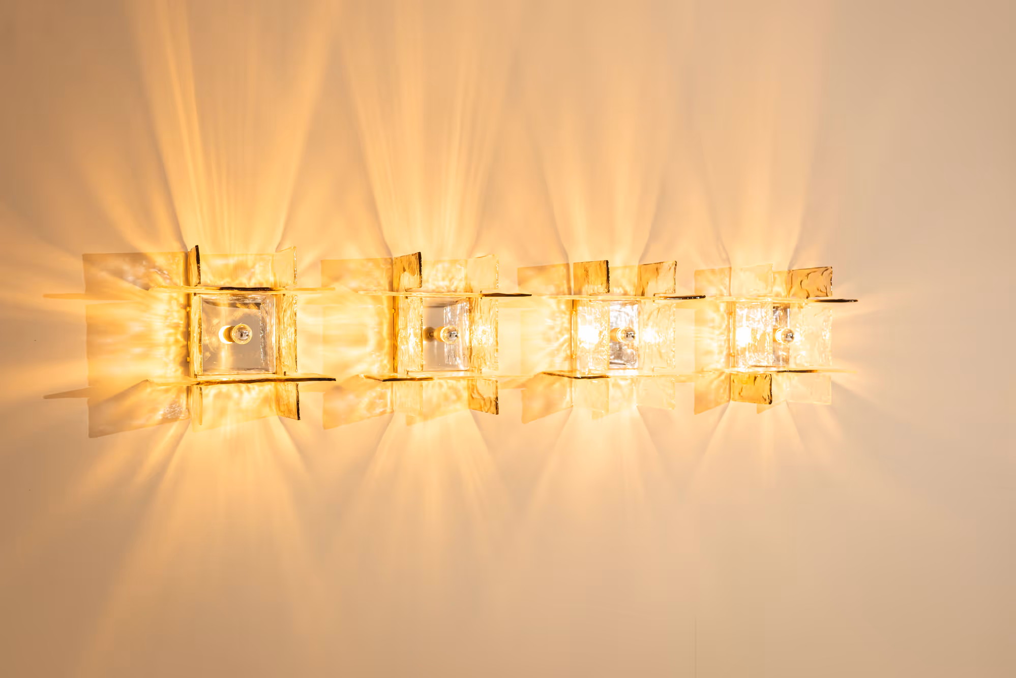 Carlo Nason LP 256 Wall Lamps Murano Glass