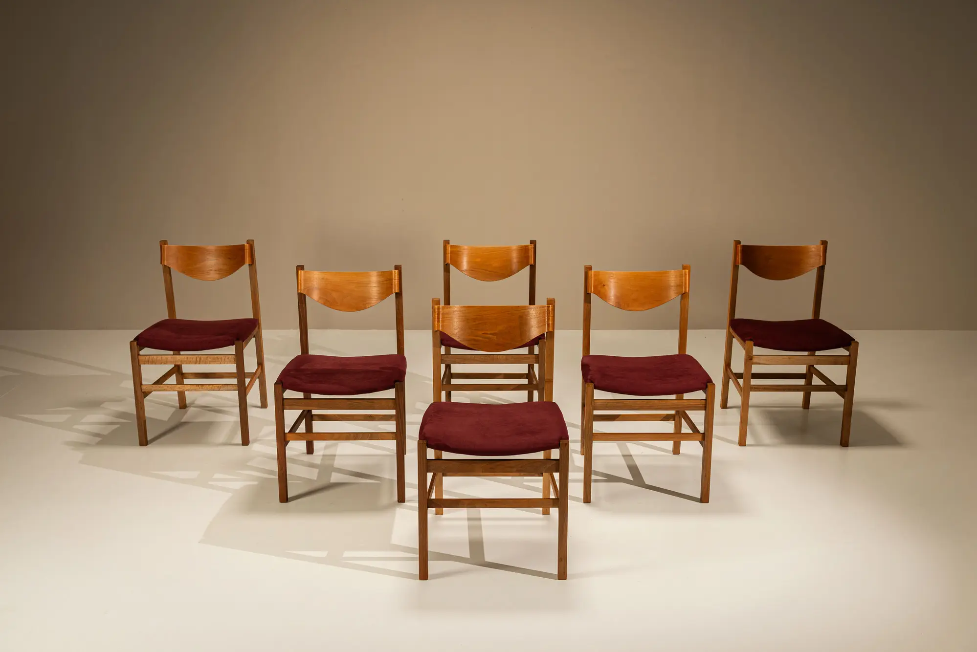 Gianfranco Frattini Dining Room Chairs Italian Vintage