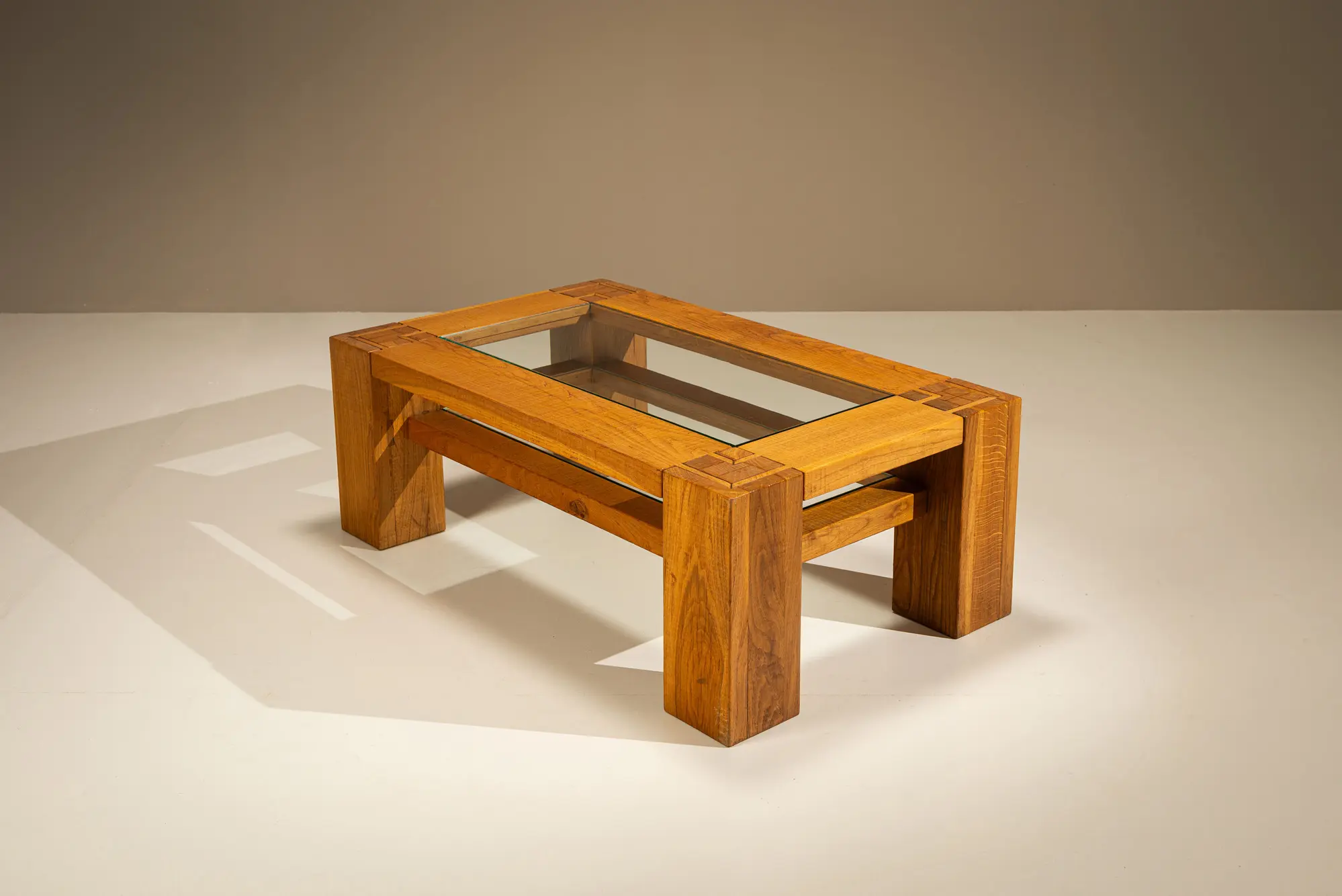 Giuseppe Rivadossi Coffee Table in Oak