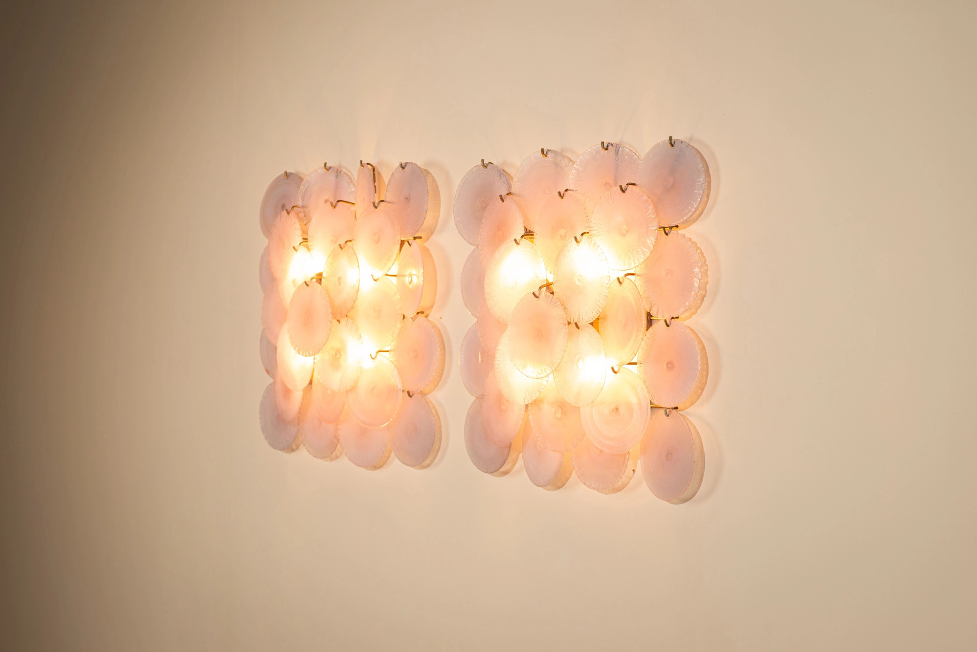 Carlo Nason Murano Glass Lamps Mazzega