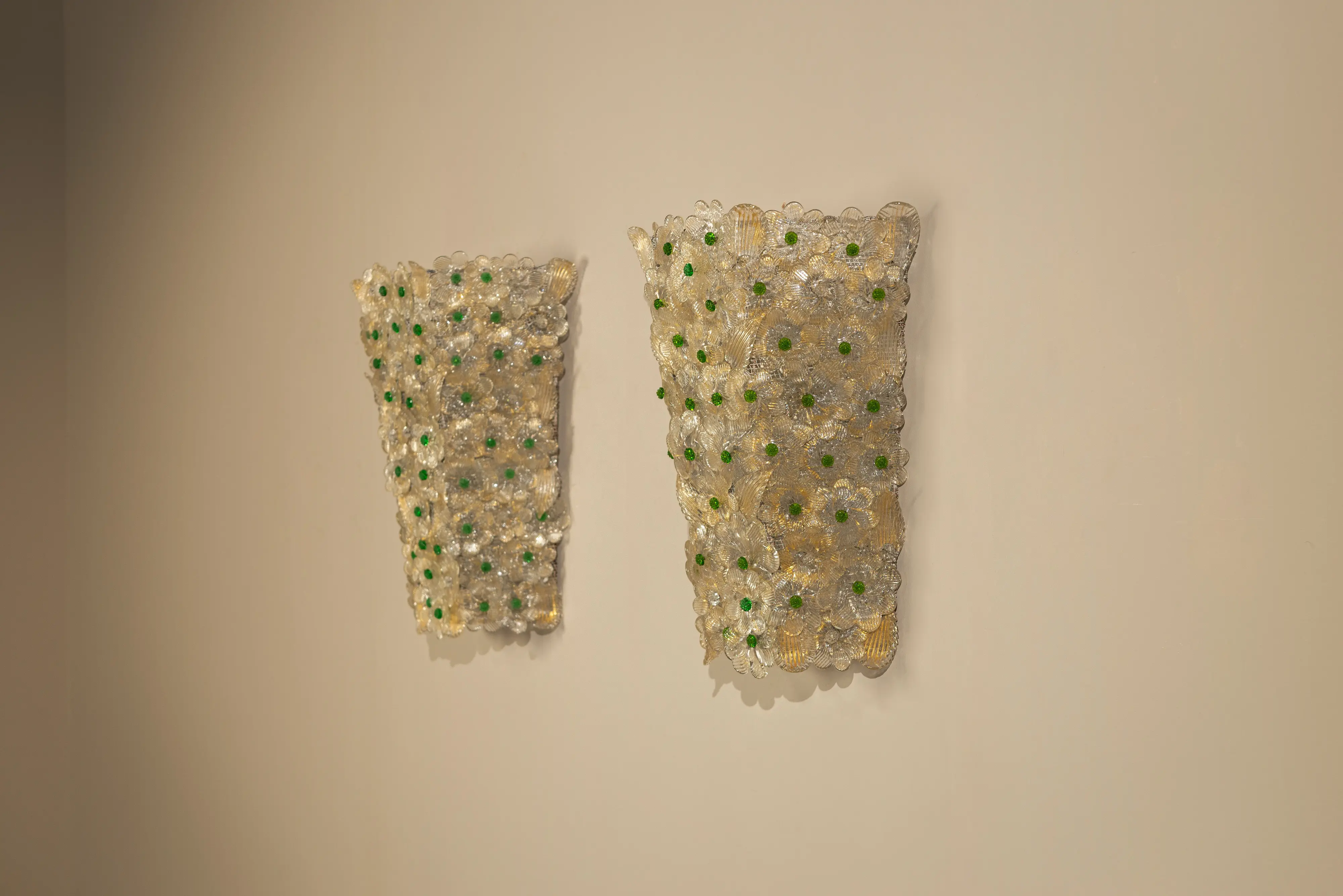 Barovier & Toso Wall Lamps Murano Glass